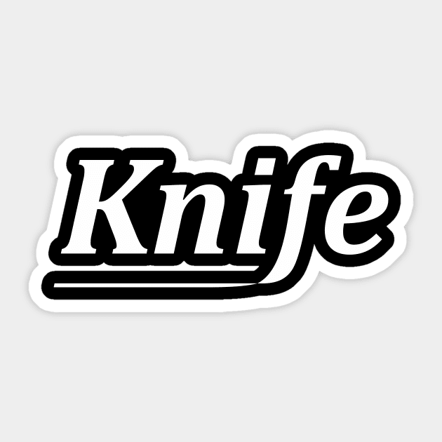 Knife Sticker by sahdieng